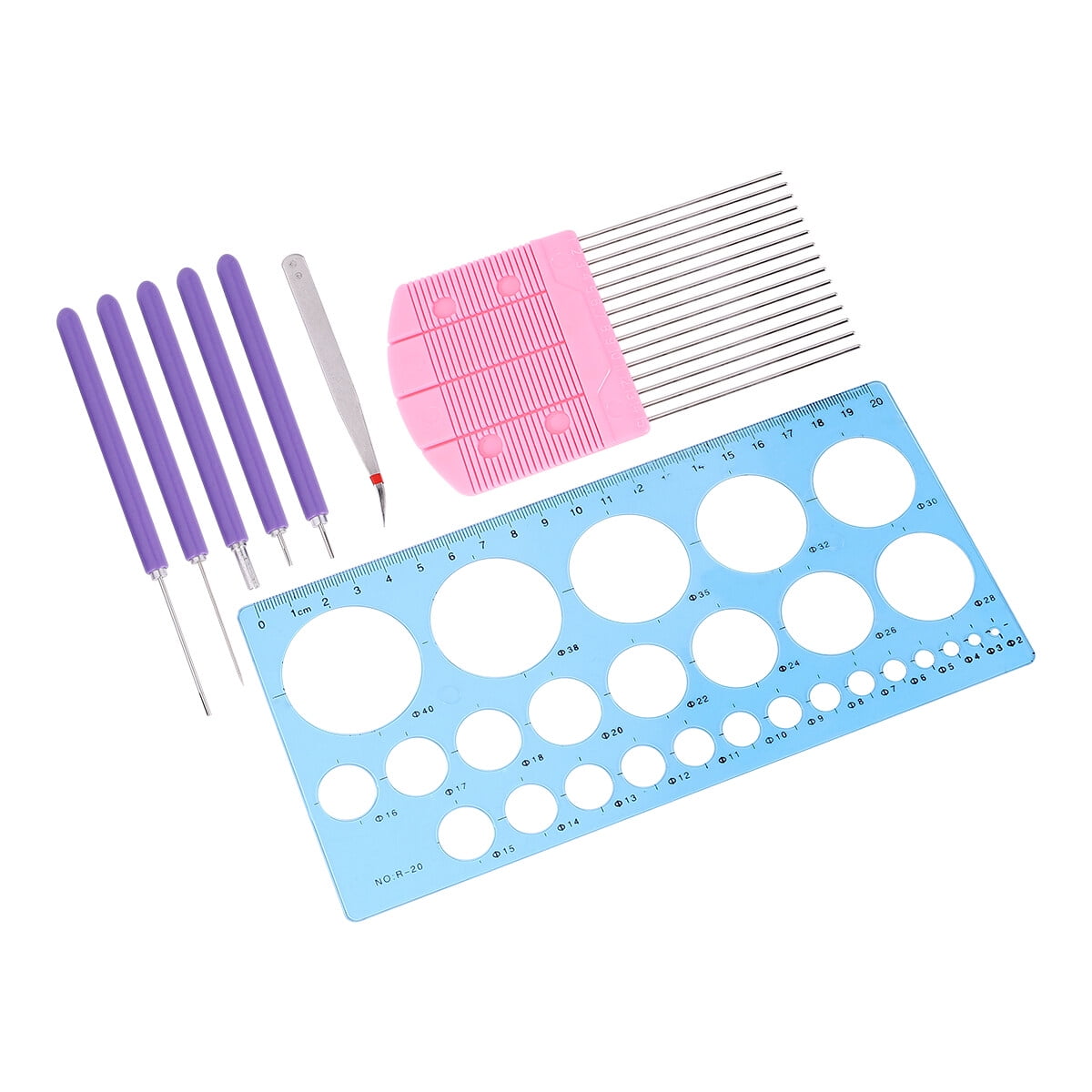 8 Pcs PaperRolling Pen Tool Set Quilling Fringer Happy Craft Quilling Kit DIY Quilling Tools