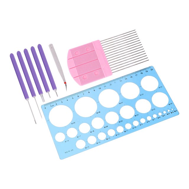 8 Pcs PaperRolling Pen Tool Set Quilling Fringer Happy Craft Quilling