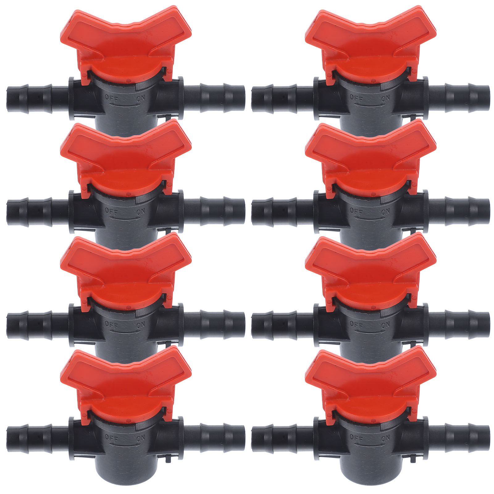 HOMEMAXS 8Pcs Ball Valve Assorted Color Round For Gardening Water ...