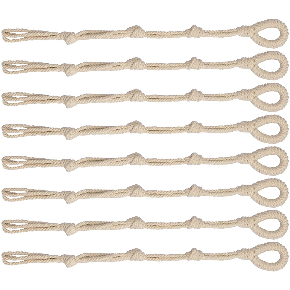 8 Pcs Plant Hanger Outdoor Planter Macrame Hanging Rope Extender Basket