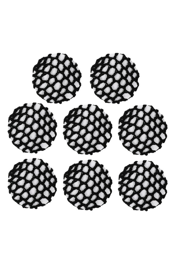 8 Pcs Ponytail Cover Elastic Mesh Hair Accessories Miss Man