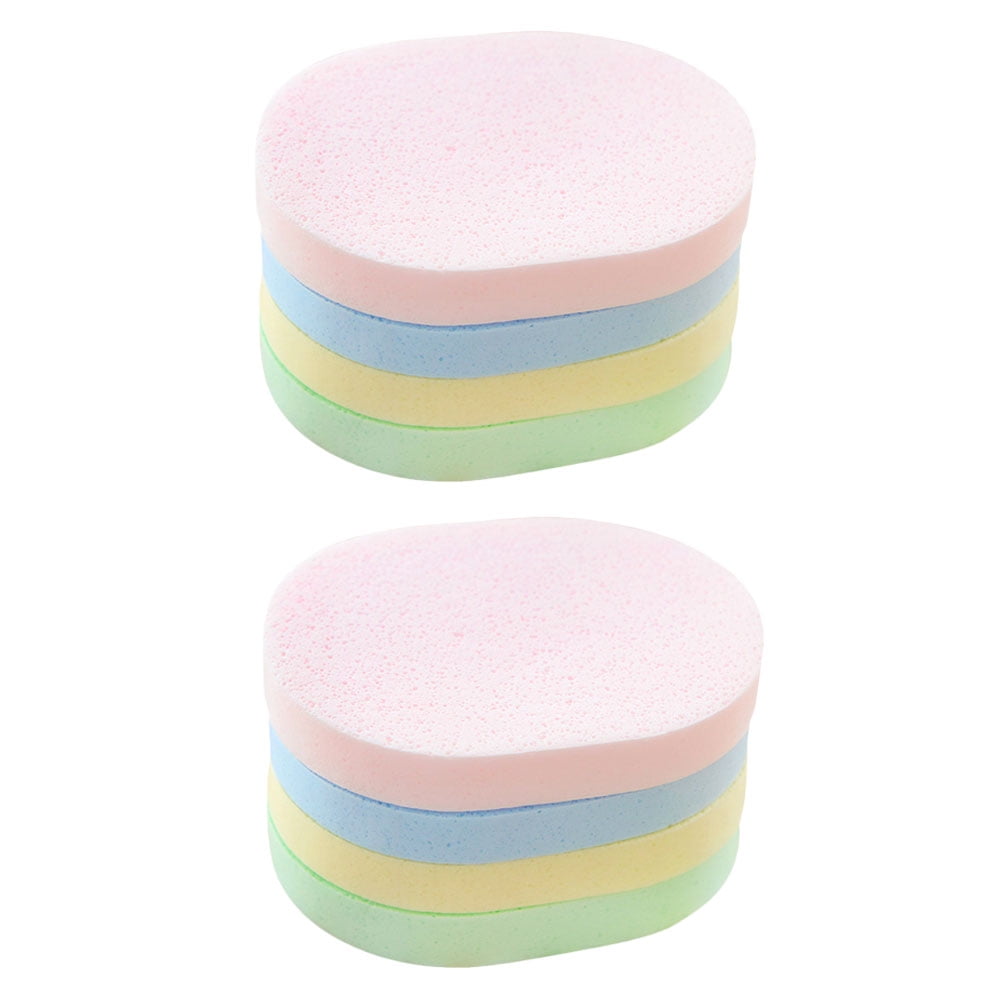 8 Pcs Powder Puff Cosmetic Removal Pads Face Cleaning Tools Bath