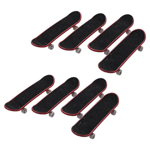 8 Pcs Professional Mini Fingerboards/ Finger Skateboard, (Random Patterns and Colors)