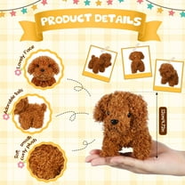 8 Pcs Puppy Dogs Stuffed Animals Bulk Mini Dog Plush Soft Puppy Fluffy Stuffed Animal for Kids Baby Girls Boys Birthday Gifts (Multicolor)