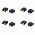 thumbnail image 1 of 8 Pcs RCA AV Splitter Y Adapter 1 Female 2 Female, Black, 1 of 4