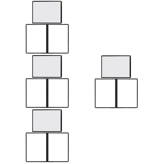 8 Pcs Recipe Folder Binders Clear Menu Covers Clear Pvc Binder Cover Menu Cover Binder Restaurant Book Folder