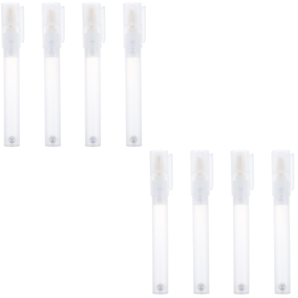 8 Pcs Refillable Marker Pens Refillable Paint Markers Empty Painting