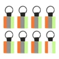 thumbnail image 1 of Uxcell 8Pcs Reflective Keychain High Visibility Tags Lanyards Pendants Zipper Pulls Waterproof for Backpack Running Cycling Green Orange, 1 of 6