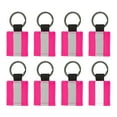 thumbnail image 1 of Uxcell 8Pcs Reflective Keychain High Visibility Tags Lanyards Pendants Zipper Pulls Waterproof for Backpack Running Cycling Pink, 1 of 6
