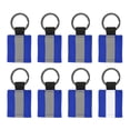 thumbnail image 1 of Uxcell 8Pcs Reflective Keychain High Visibility Tags Lanyards Pendants Zipper Pulls Waterproof for Backpack Running Cycling Blue, 1 of 6