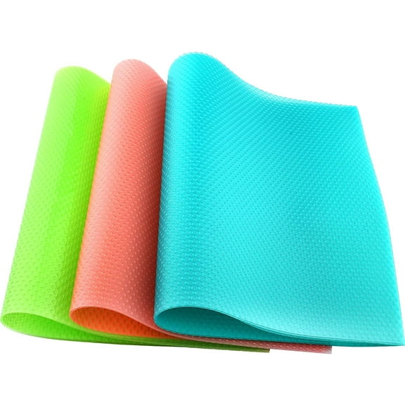 8 Pcs Refrigerator Liners, Washable Mats Covers Pads, Home Kitchen Gadgets Accessories Organization for Top Freezer Glass Shelf Wire Shelving Cupboard Cabinet Drawers