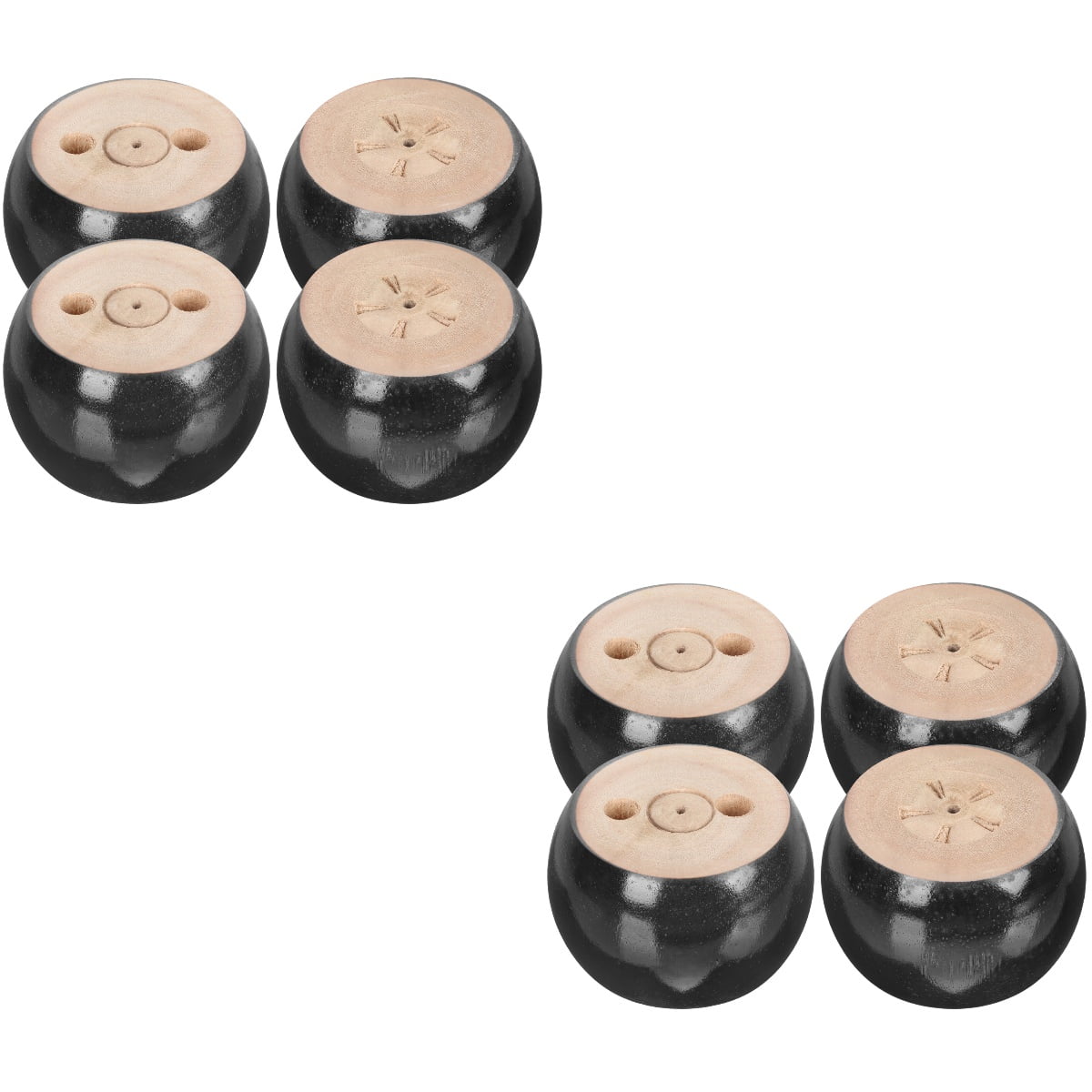 8 Pcs Replacement Furniture Legs Dressers Desk Couch Risers Adjustable