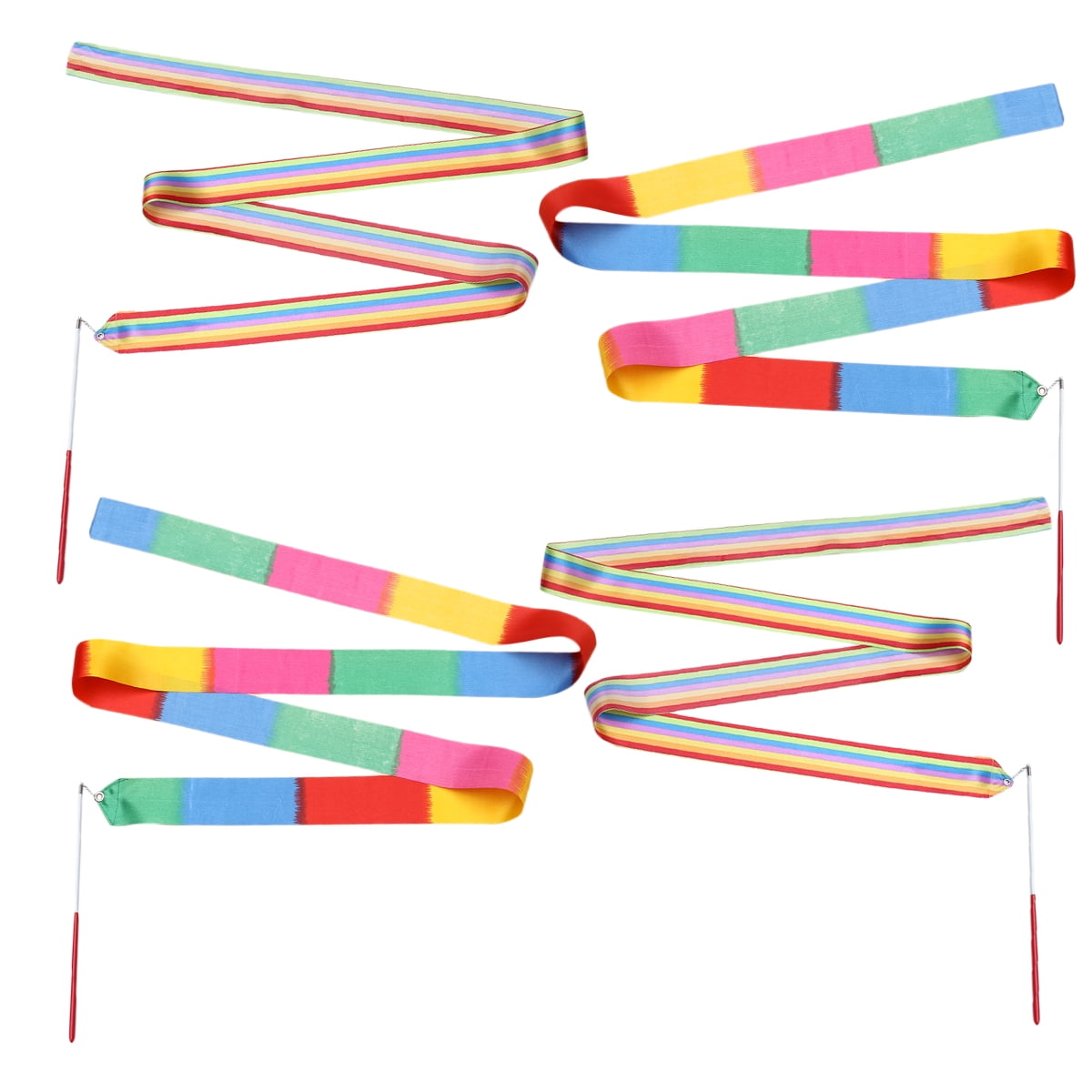 8 Pcs Ribbon Rhythmic Dance Streamer Twirling Ribbons Streamers Dancing