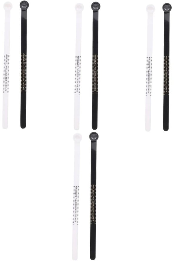 8 Pcs Ring Measurement Tape Measurer Finger Sizer Ring Gauge Weeding Ring Measuring Tool Mens Rings Finger Ring Sizer Finger Sizer for Rings Plastic Man Jewelry Ruler