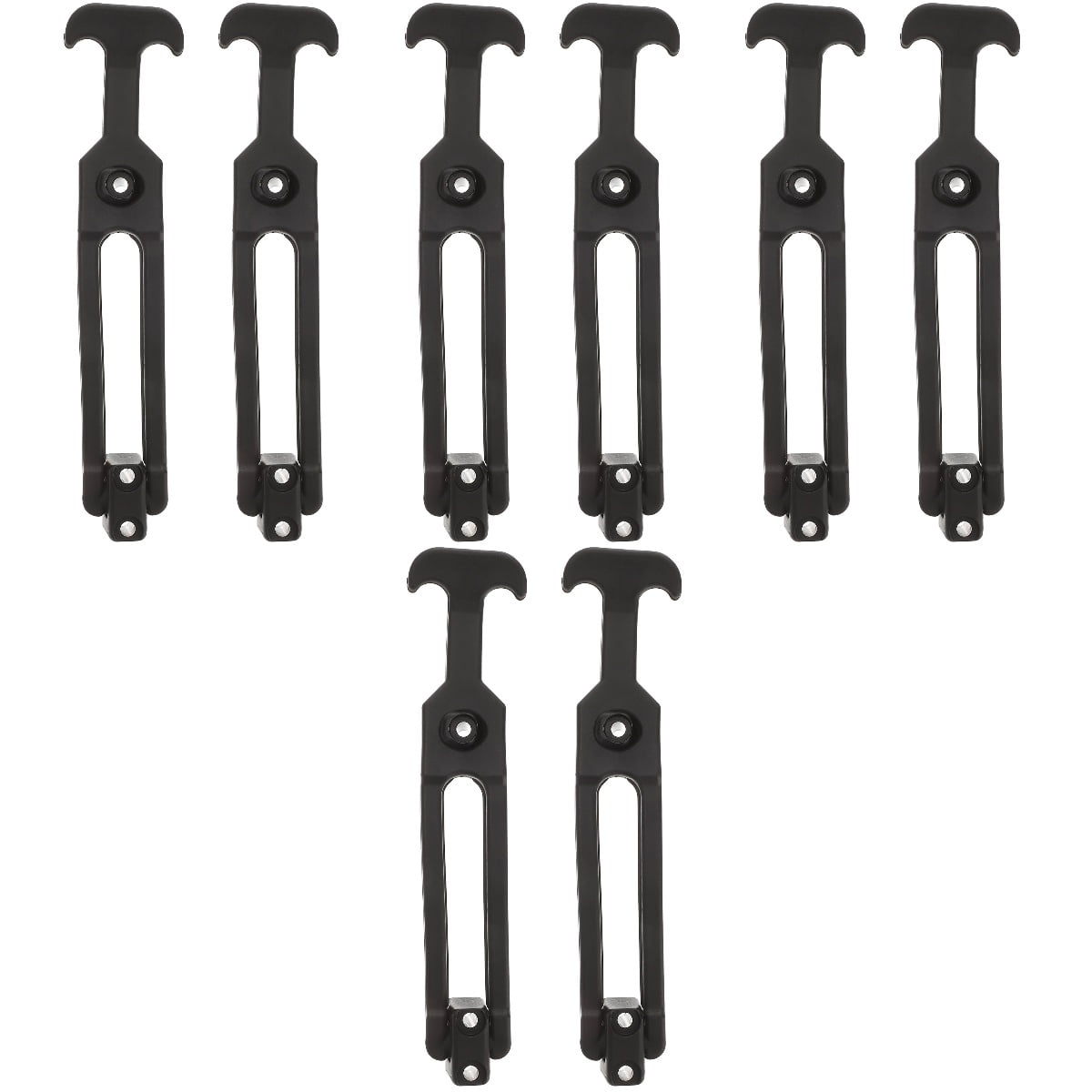 8 Pcs Rubber Thandle Hasp Flexible Thandle Draw Latches for Toolboxes