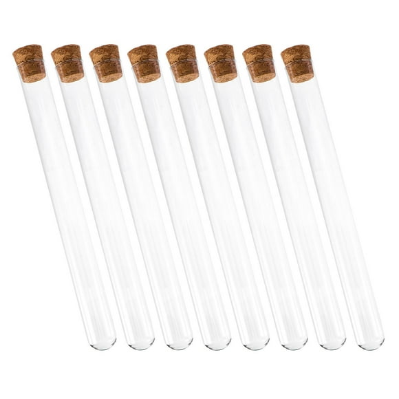 HONITANO Transparent Test Tubes for Liquid Storage Home Use 8Pcs 7.86x0.79x0.79in