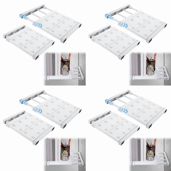 8 Pcs School Locker Shelf Organizer - Adjustable Locker Divider Mate Easy to Install for Extending Locker Use Space