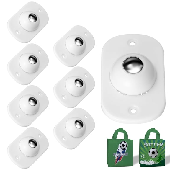 8 Pcs Self Adhesive Caster Wheels Mini Casters - 360° Swivel Small Wheels for Kitchen Appliances & Furniture, 1.8in