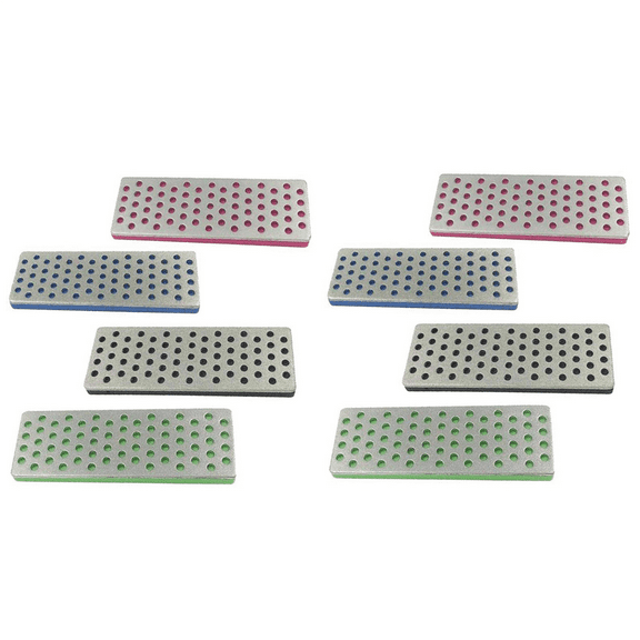 8 Pcs Set Diamond Sharpening Stone Portable for Skiing Ice Snowboard Ski Edges Skiing Accessories Knife Sharpener