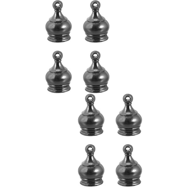 8 Pcs Shade Knob Ceiling Decor Lamp Finials Metal Bracket Parts Light