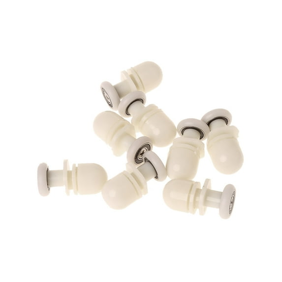 8 Pcs Shower Door Rollers Runners Wheels Pulleys Sliders Eccentric 20mm 25mm Dia