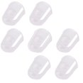 thumbnail image 1 of 8 Pcs Silicone Finger Guards, Rubber Thimble - Thimbles for Hand Sewing with Finger Protection, Durable Rubber Finger Tips for Quilting, Knitting, Embroidery, Paperwork & Crafts, 1 of 5