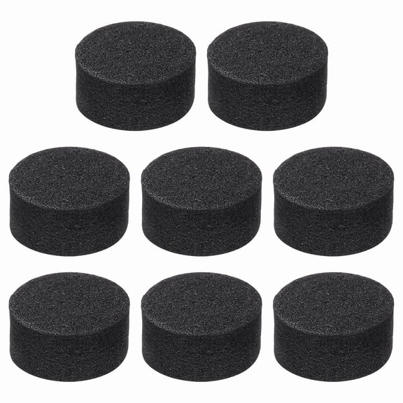 8 Pcs Single Sided Speaker Isolation Feet Pads, 15mmx8mm Foam Base Pad, Black