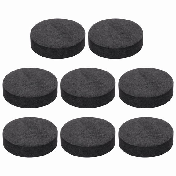 8 Pcs Single Sided Speaker Isolation Feet Pads, 40mmx10mm Foam Base Pad, Black