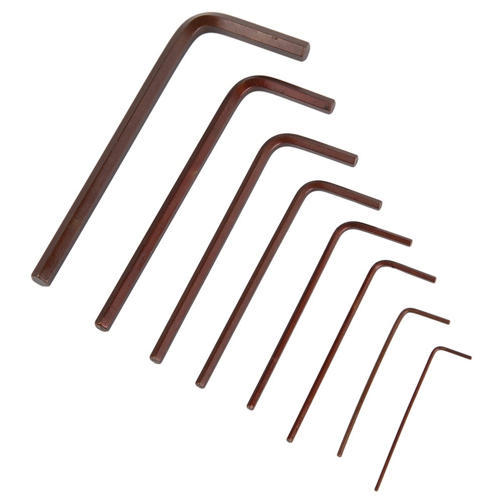 8 Pcs Small Hex Key Wrench Set 0.74mm Hexagon L Type Wrench Repair