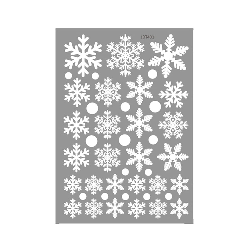 8 Pcs Snowflake Window Stickers Removable Window Decals Free