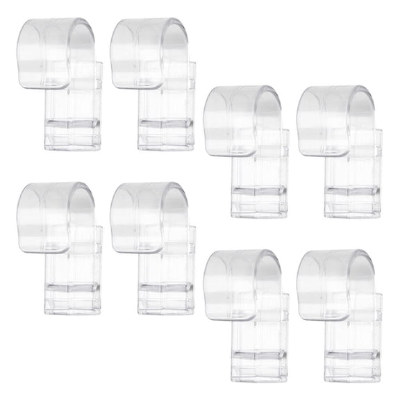 8 Pcs Soap Dispenser Bathroom Clear Hangers Facial Cleanser Clip