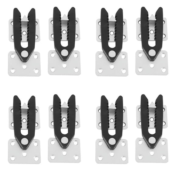 8 Pcs Sofa Couch Sectional Furniture Connector Joint Snap Alligator Style