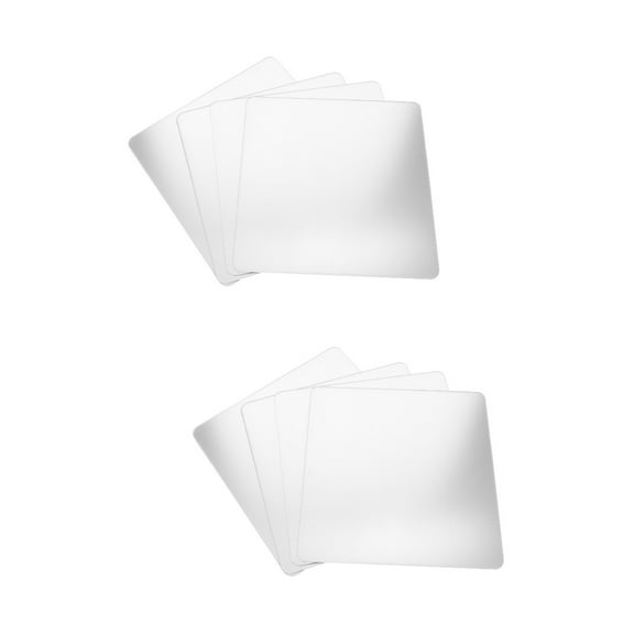 8 Pcs Soft Mirror Mirrors Unbreakable Full Length Closet Door Mirror