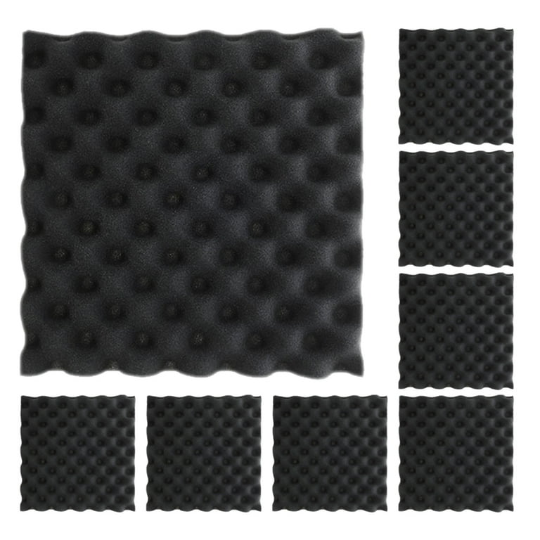 8 Pcs Sound Insulation Cotton Wall Soundproof Panel Proofing