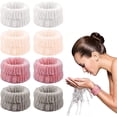 thumbnail image 1 of 8 Pcs Spa Face Washing Wristbands,Wrist Washband Microfiber Wrist Towels for Washing Face,Absorbent Wristbands Wrist Sweatband for Women Girls Child,Prevent Liquid from Spilling Down Your Arms, 1 of 5