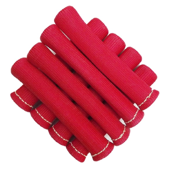 8-Pcs Spark Plug Wire Boot Heat Shield Sleeves Protector, 1200 Degree, 6in, Red