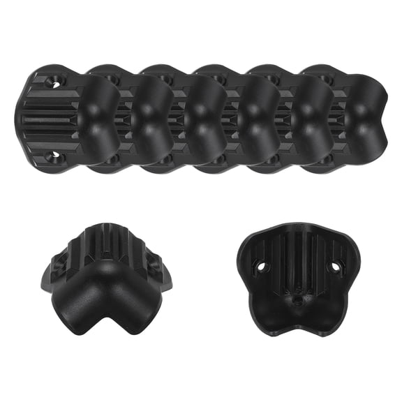 8 Pcs Speaker Cabinet Corners Protector 40x40x40mm Plastic Stackable Guard Wrap Angle Case Edge Box Protection