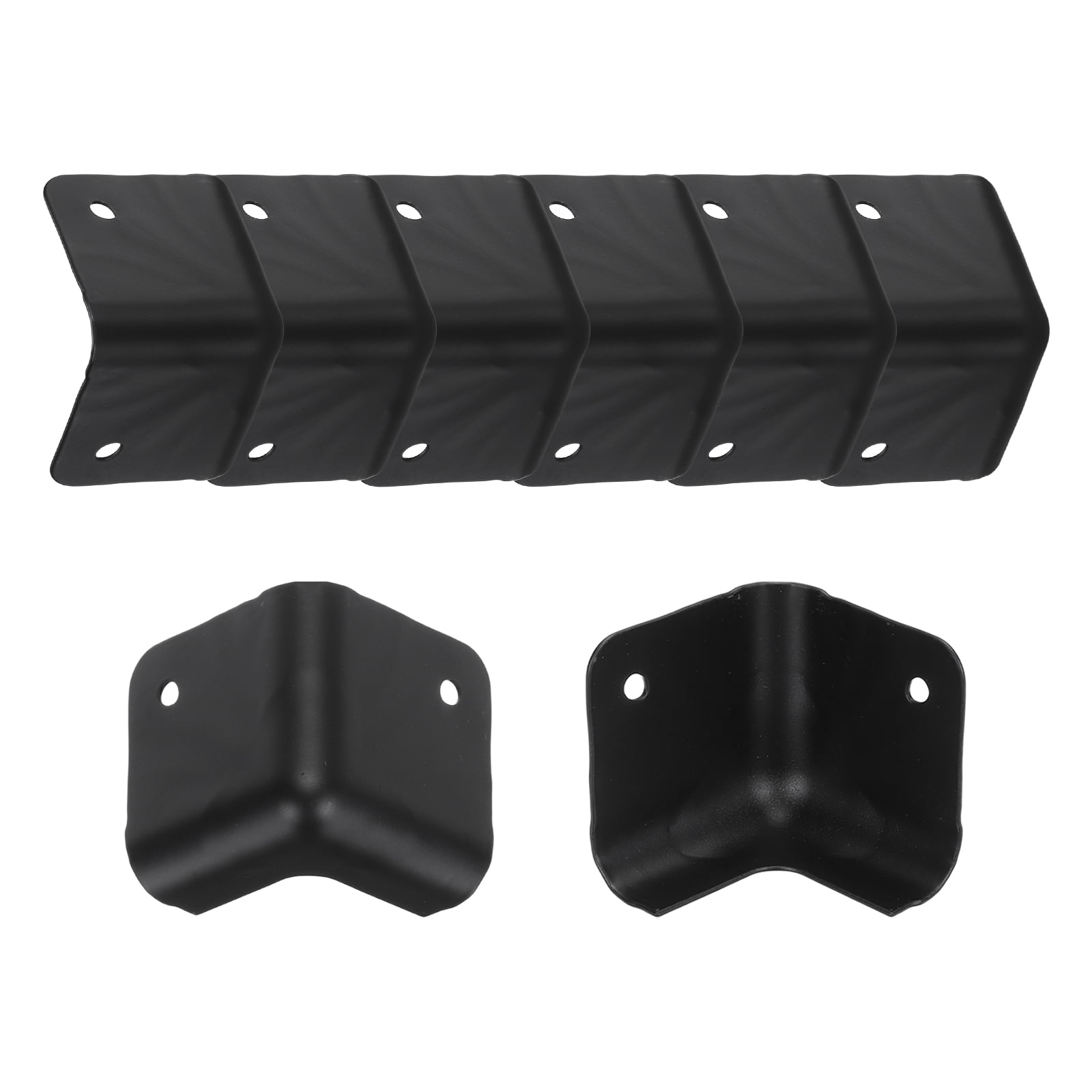 8 Pcs Speaker Cabinet Corners Protector 47x47x47mm Metal Stackable Guard Wrap Angle Case Edge Box Protection