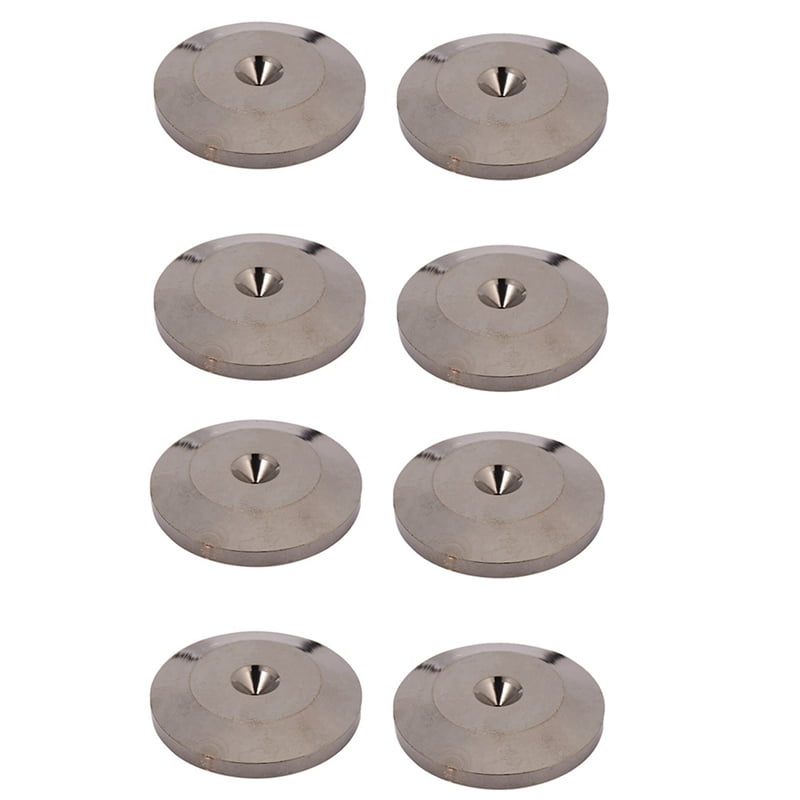 8 Pcs Speaker Pure Copper Spikes Pads HiFi Speaker Box Isolation Floor Stand Feet Cone Base