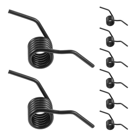 8 Pcs Spring Heeled Jack Hydraulic Kit Steel Return Position Accessories Black