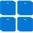 thumbnail image 1 of 8 Pcs Stadium Seat Cushion Portable Cushion Bleachers with Handle Stadium Seat Pad for Spectating Sports Festivals, Outdoor Concerts, Garage, Yoga, Camping, Hiking, Fishing Chairs (Blue), 1 of 7