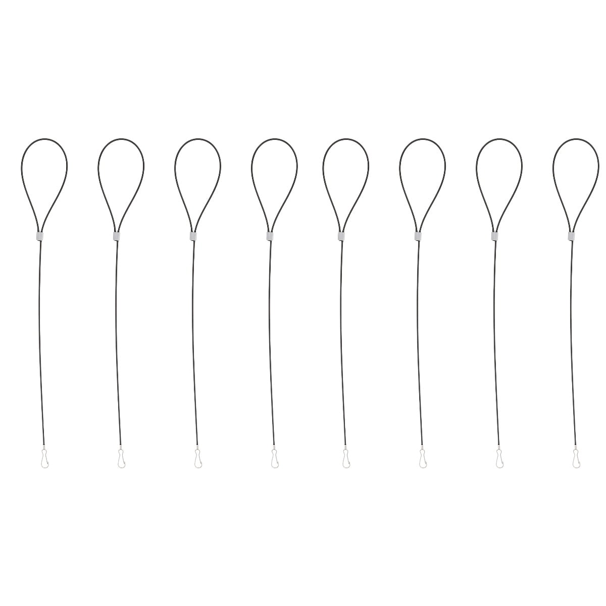 8 Pcs Stainless Steel Antifall Rope Gate Pull Lock Latch Adjustable