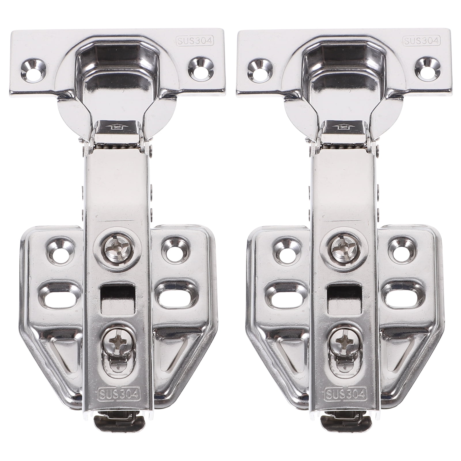 8 Pcs Stainless Steel Hinge Concealed Hinges Corner Hidden for