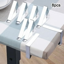 8 Pcs Stainless Steel Tablecloth Clamp Tables Clothes Clips Holder Clip For Party Wedding Table Cover Clamp Decorative
