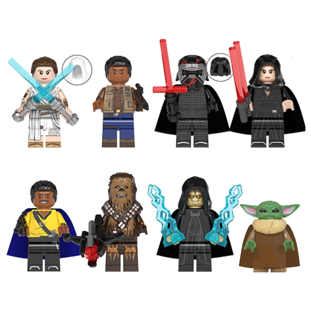8 Pcs Star War Minifigures Building Blocks Toy Set, Darth Vader Jedi