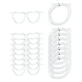 thumbnail image 1 of 8 Pcs Straw Glasses, Plastic Straw Eye Glasses, Novelty Drinking Eyeglasses Straws,Transparent, 1 of 6