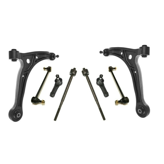 8 Pcs Suspension Sway Bar Links Lower Control Arm Lower + Tie Rod Ends Inner Outer Complete Kit Fits select: 2002-2004 HONDA ODYSSEY