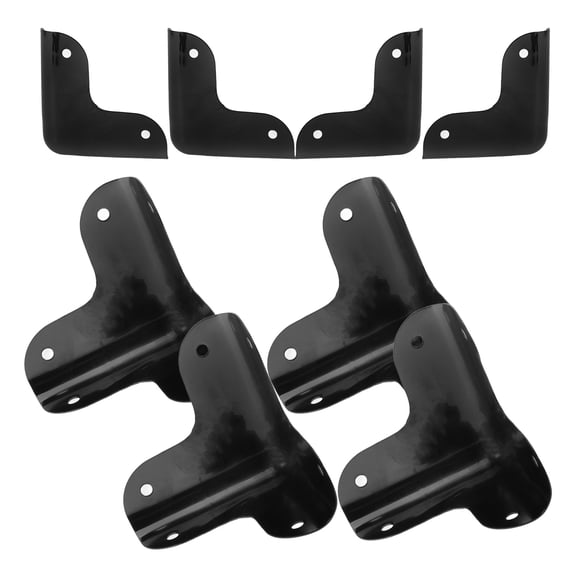 8 Pcs Table Corner Protectors Floating Shelf Bracket Wrap Angle