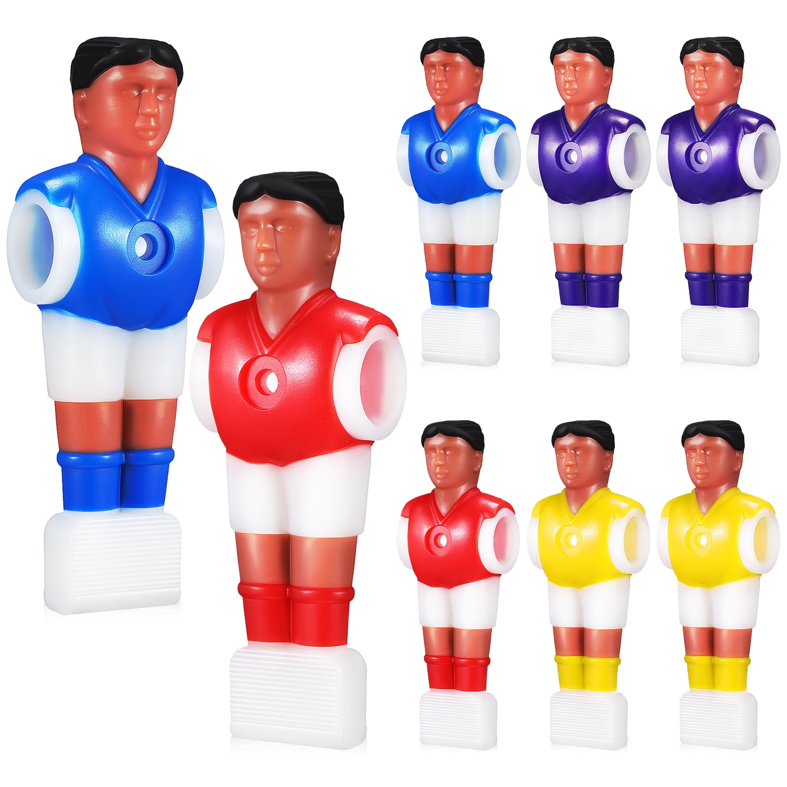 8 Pcs Table Football Figures Creative Foosball Replacement Players