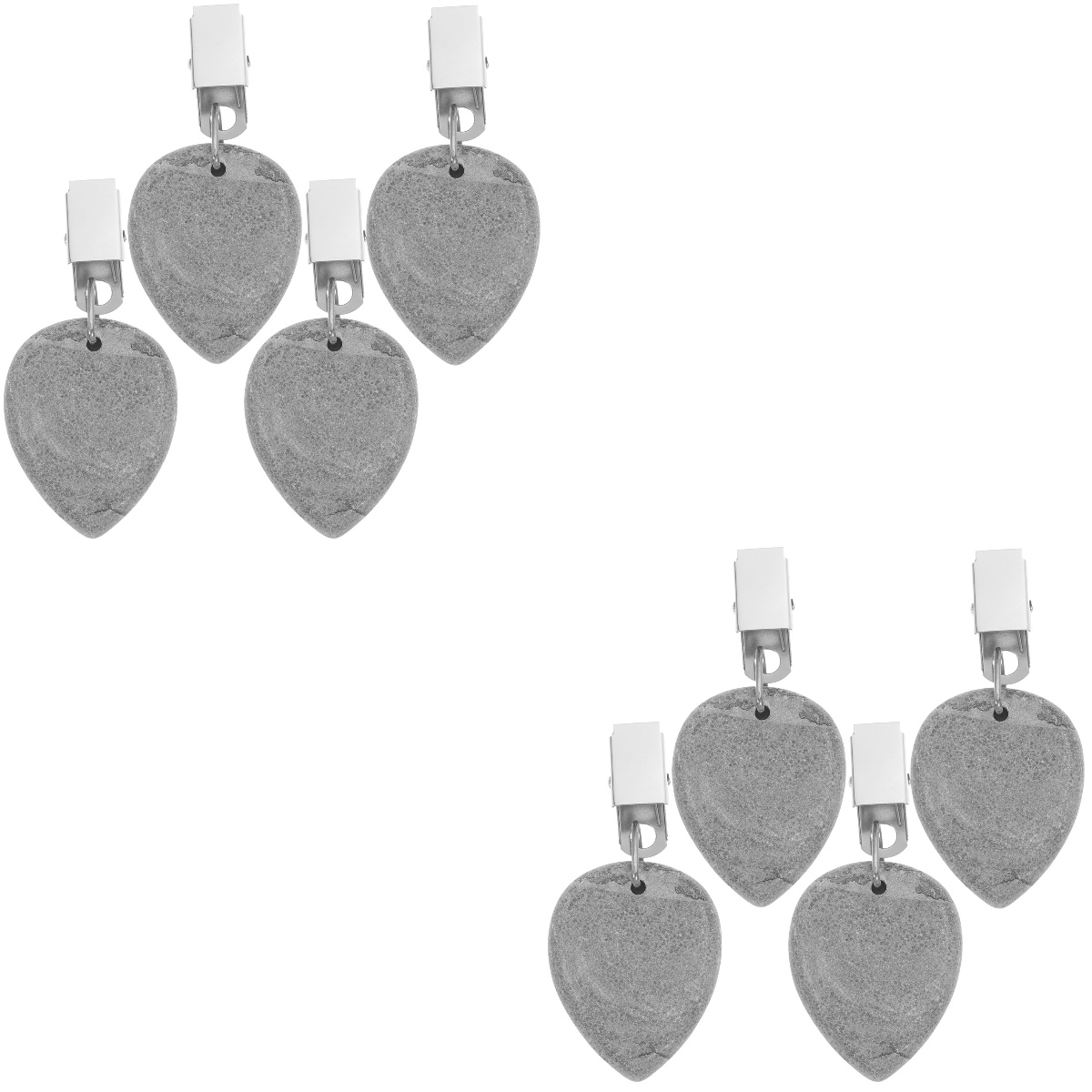 8 Pcs Tablecloth Clip Prevent from Sliding Drop Shape